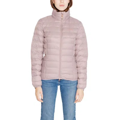 Ea7 Polyamide Jackets & Women's Coat In Purple