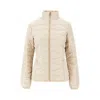 Ea7 Quilted Nylon Downjacket In White