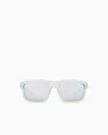 Ea7 Rectangular-shaped Sunglasses In White