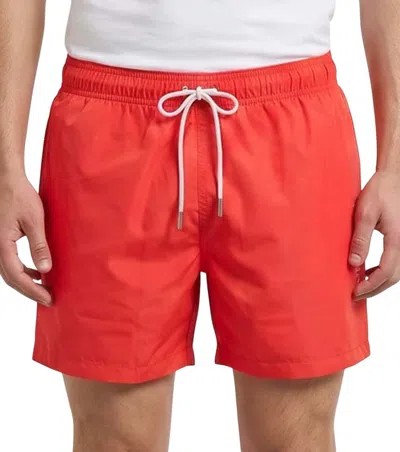 Ea7 Red Logo Shorts