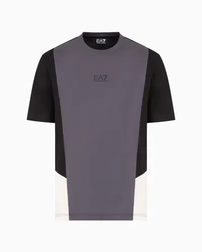 Ea7 Regular Fit T-shirts In Grey