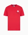 Ea7 Regular Fit T-shirts In Red