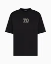 Ea7 Relaxed Fit T-shirts In Black
