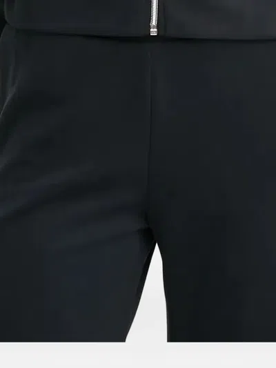 Ea7 Rhinestone-trimmed Zip-up Track Suit In Black