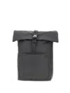 Ea7 Roll Top Backpack In Black