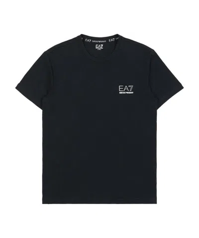 EA7 ROUND COLLAR LOGO T-SHIRT