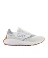 Ea7 Round-head Sneakers In White