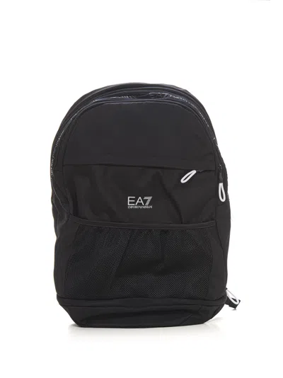 Ea7 Rucksack In Black