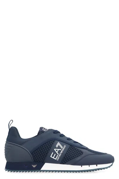 Ea7 Running Sneakers In Blue