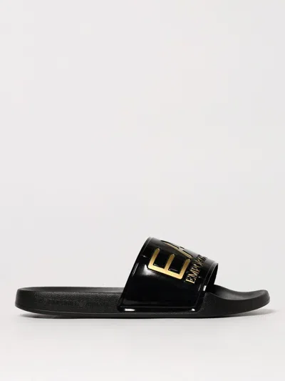 Ea7 Sandals  Men Color Black