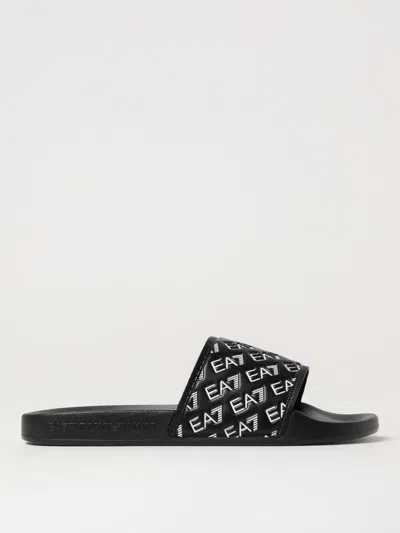 Ea7 Sandals  Men Color Black