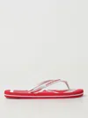 Ea7 Man Thong Sandal Red Size 5 Rubber