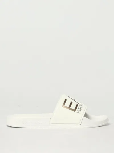 Ea7 Sandals  Men Color White