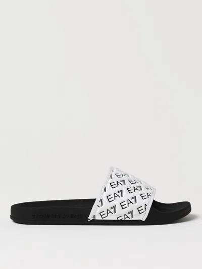 Ea7 Sandals  Men Color White