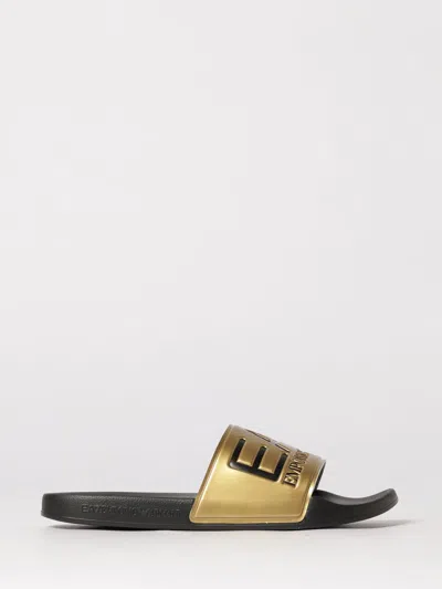Ea7 Shoes Men  In Gold