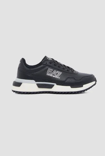 Ea7 Shoes With Black Men's Logo