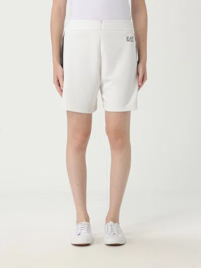 Ea7 Pantaloncino  Donna Colore Bianco In White
