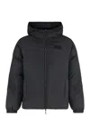 Ea7 Emporio Armani Short Nylon Jacket In Black