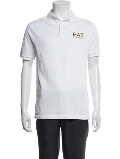 Pre-owned Ea7 Short Sleeve Shirt W/ Tags In White