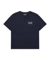 Ea7 Kids' Short Sleeve T-shirt In Blue