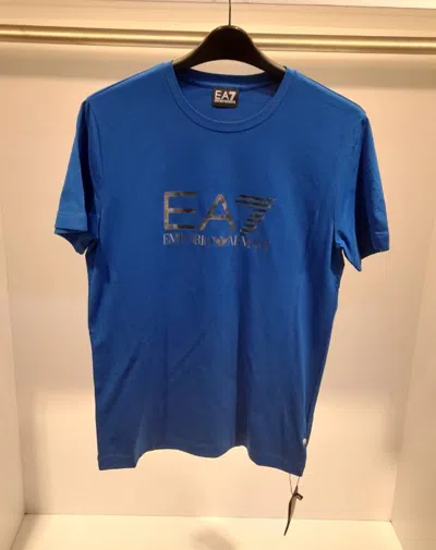 Ea7 Short Sleeve T-shirt In Blue