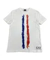 Ea7 Short Sleeve T-shirt In White