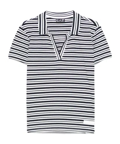 EA7 STRIPED T-SHIRT