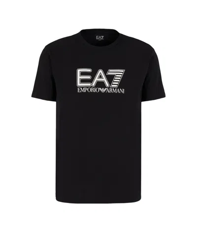 Ea7 Short-sleeved T-shirt In Black