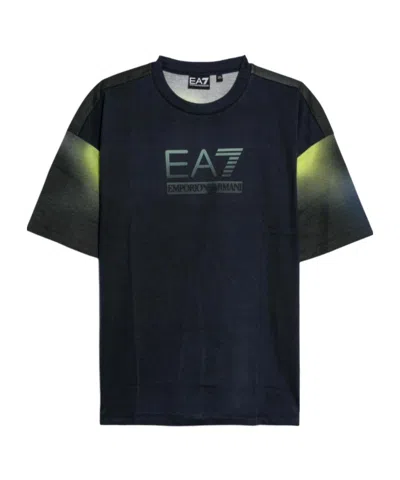 Ea7 Kids' Short-sleeved T-shirt In Black