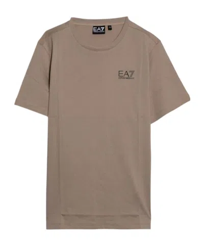 Ea7 Short-sleeved T-shirt In Brown