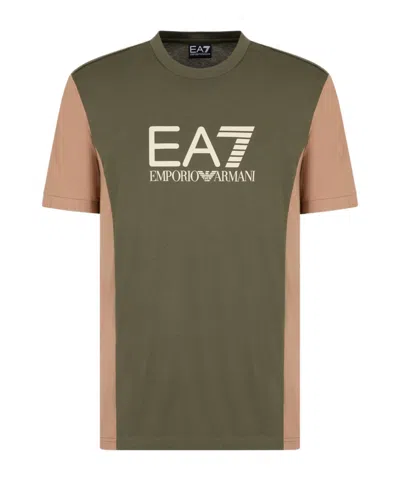 Ea7 Short-sleeved T-shirt In Green