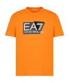 Ea7 Short-sleeved T-shirt In Orange