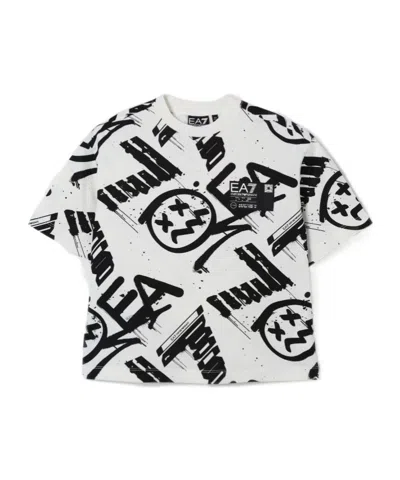Ea7 Short-sleeved T-shirt In White