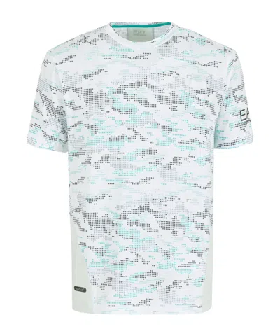 Ea7 Short-sleeved T-shirt In White