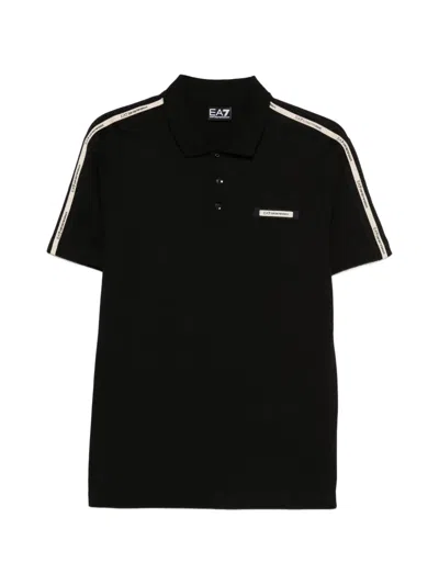 Ea7 Short-sleeves Polo Shirt In Multi