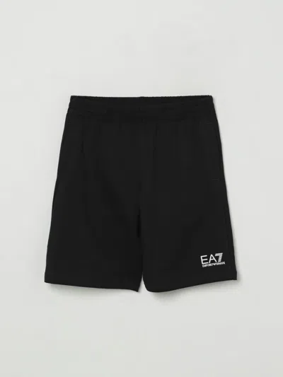 Ea7 Kids' Pantaloncino  Bambino Colore Nero