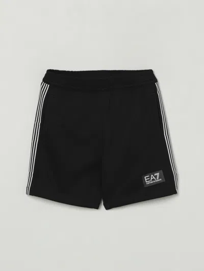 Ea7 Kids' Pantaloncino  Bambino Colore Nero