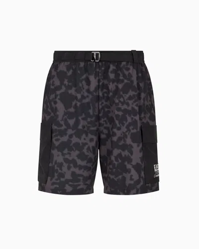 Ea7 Shorts In Black