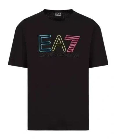 Ea7 Short-sleeved T-shirt In Black
