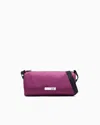 Ea7 Shoulder Bag In Technical Fabric In Burgundy