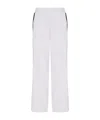 Ea7 Side Stripe Casual Pants In White