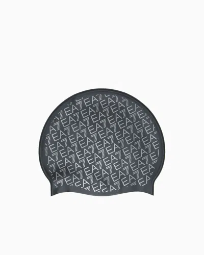 Ea7 Silicone Cap In Black