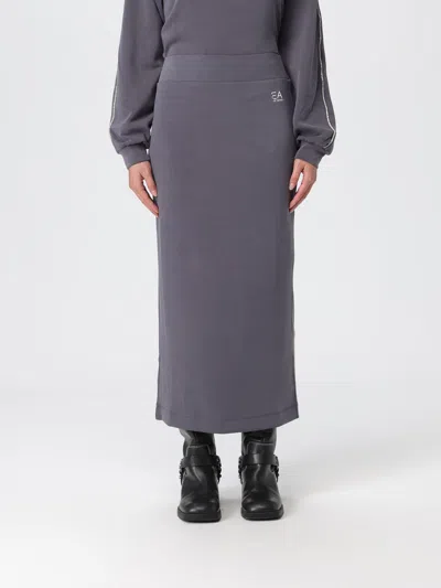 Ea7 Skirt  Woman Color Grey In Multi