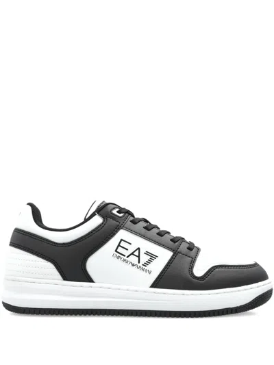 Ea7 Slasher Logo Sneakers In Multi