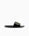 Ea7 Slides In Black