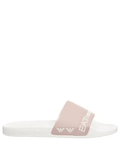 Ea7 Slides In Pink
