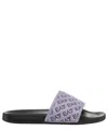 Ea7 Slides In Violet