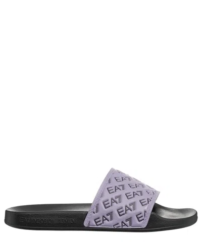 Ea7 Slides In Violet
