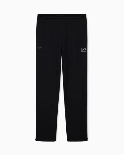 Ea7 Slim-fit Pants Vigor 7 In Technical Jersey In Black