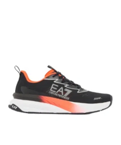 Ea7 Sneaker Crusher Sonic Mesh With Dual-density Cushioning In Black